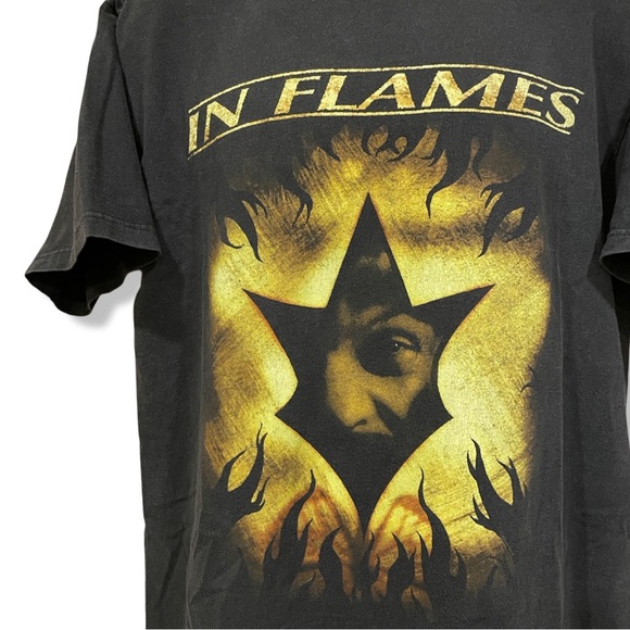 Vintage 2001 In Flames Tour T-Shirt - Picture 3 of 5